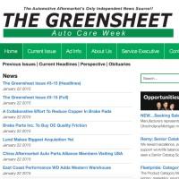 Auto Care Week/The Greensheet